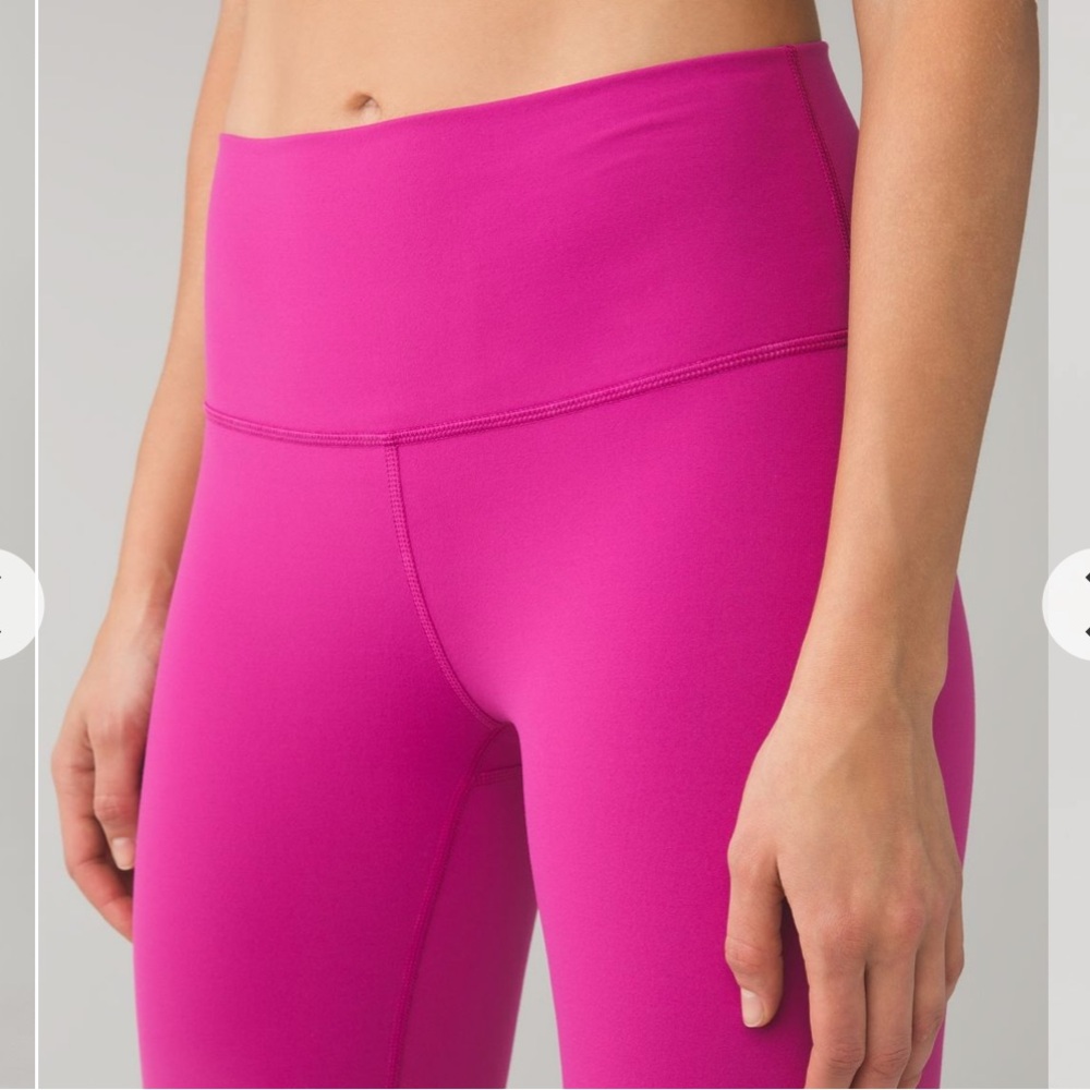 Lululemon High Times 7/8 Pant Raspberry 6 - Picture 2 of 9